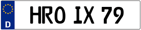 Truck License Plate